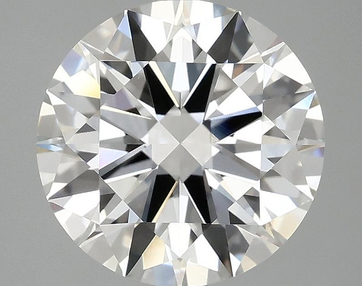 3.08 Carat Round Shaped Ideal Cut VVS2 IGI Certified Lab Grown Diamond