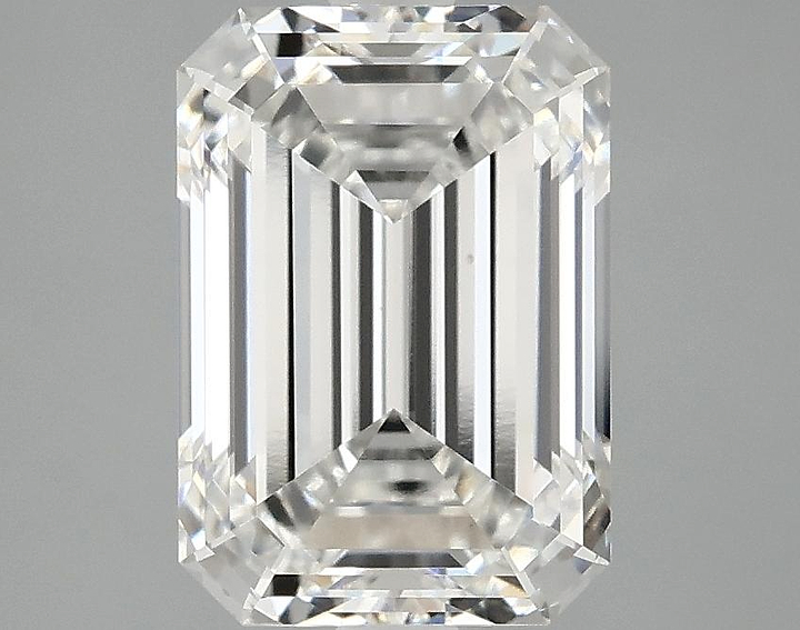 3.09 Carat Emerald Shaped Ideal Cut VS1 IGI Certified Lab Grown Diamond