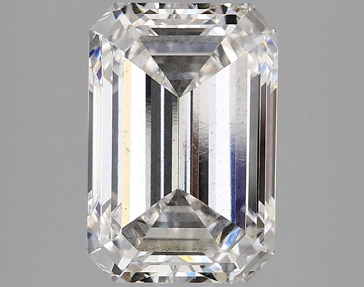 3.05 Carat Emerald Shaped Ideal Cut SI1 IGI Certified Lab Grown Diamond
