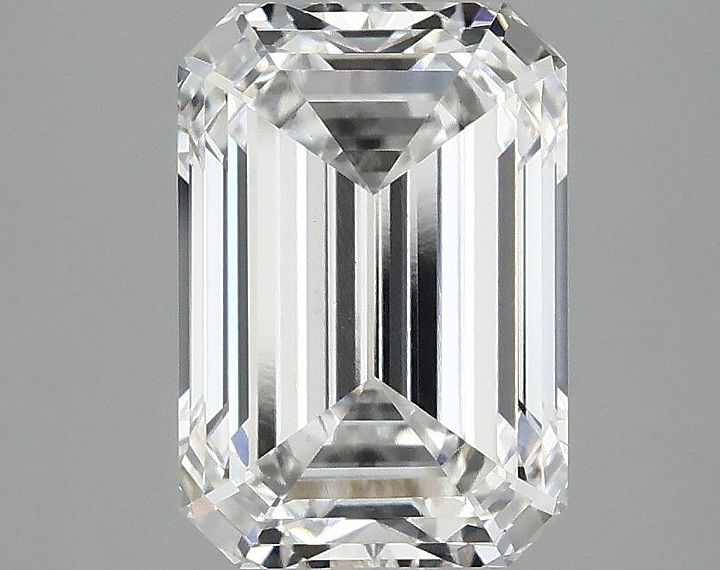 2.99 Carat Emerald Shaped Ideal Cut VVS2 IGI Certified Lab Grown Diamond