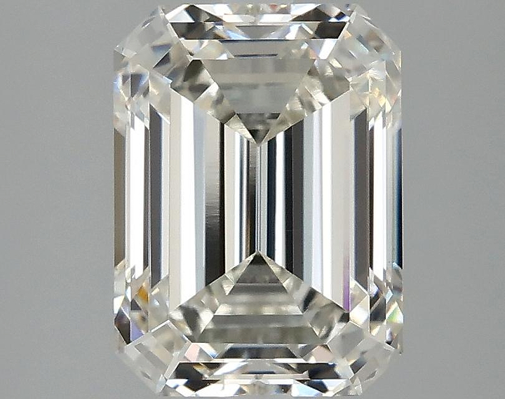 3.04 Carat Emerald Shaped Excellent Cut VS2 IGI Certified Lab Grown Diamond