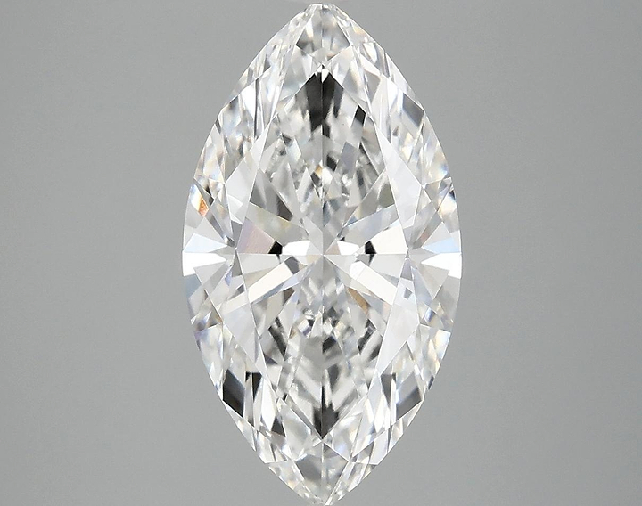 3.02 Carat Marquise Shaped Excellent Cut VVS2 IGI Certified Lab Grown Diamond