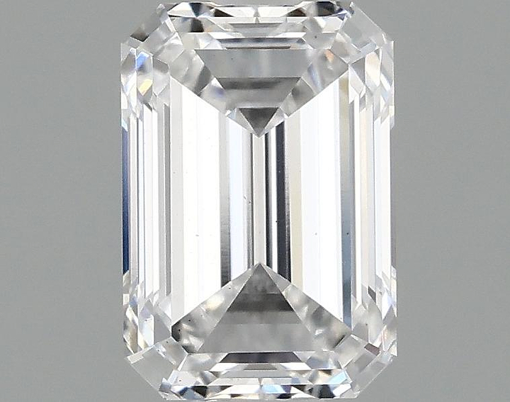 0.97 Carat Emerald Shaped Ideal Cut VS2 IGI Certified Lab Grown Diamond