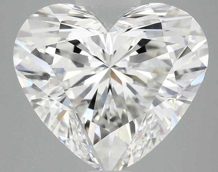 5.1 Carat Heart Shaped Ideal Cut VVS2 IGI Certified Lab Grown Diamond