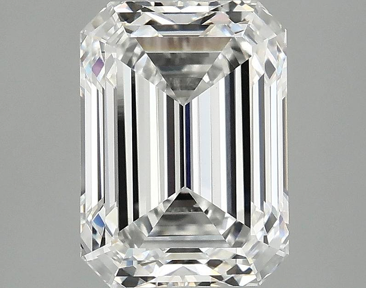 2.84 Carat Emerald Shaped Excellent Cut VS1 IGI Certified Lab Grown Diamond
