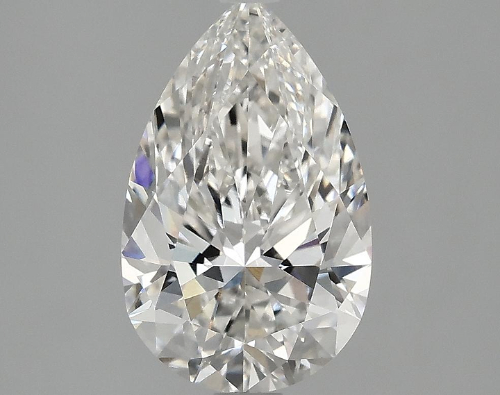 2.03 Carat Pear Shaped Ideal Cut VVS2 IGI Certified Lab Grown Diamond