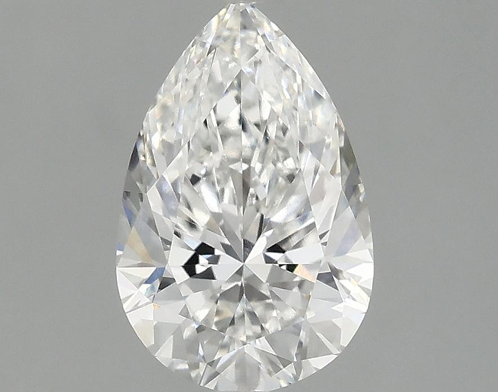 1.54 Carat Pear Shaped Ideal Cut VVS2 IGI Certified Lab Grown Diamond