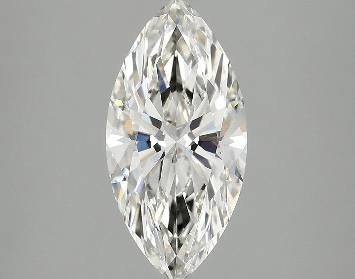 2.03 Carat Marquise Shaped Excellent Cut VVS2 IGI Certified Lab Grown Diamond