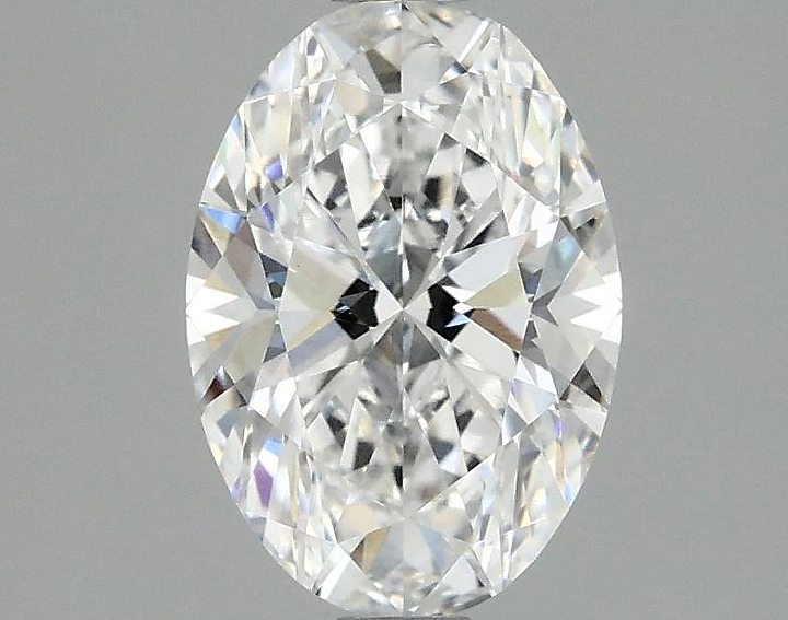 1.54 Carat Oval Shaped Ideal Cut VVS2 IGI Certified Lab Grown Diamond
