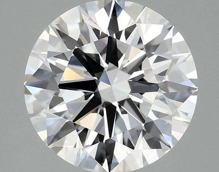 3.06 Carat Round Shaped Ideal Cut VVS2 IGI Certified Lab Grown Diamond