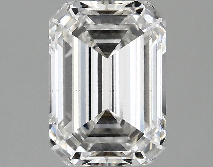 2.08 Carat Emerald Shaped Ideal Cut VS2 IGI Certified Lab Grown Diamond