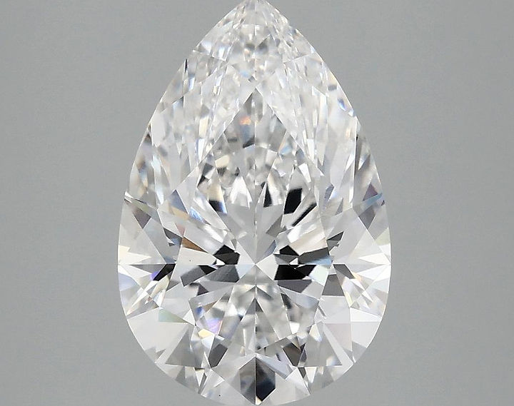 3.07 Carat Pear Shaped Excellent Cut VVS2 IGI Certified Lab Grown Diamond