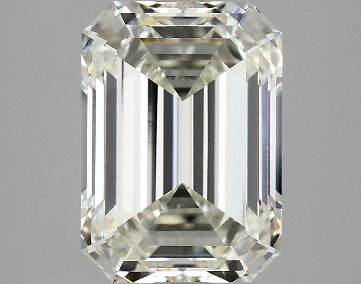 3.09 Carat Emerald Shaped Ideal Cut VVS2 IGI Certified Lab Grown Diamond