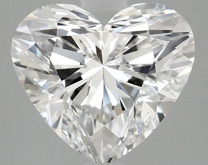 2.98 Carat Heart Shaped Ideal Cut VVS2 IGI Certified Lab Grown Diamond