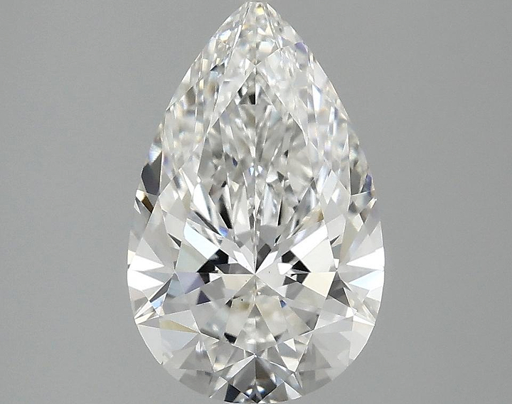 2.1 Carat Pear Shaped Ideal Cut VS1 IGI Certified Lab Grown Diamond