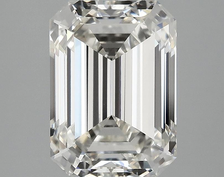 2.98 Carat Emerald Shaped Ideal Cut VVS2 IGI Certified Lab Grown Diamond