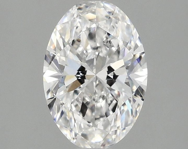 1.5 Carat Oval Shaped Ideal Cut VVS2 IGI Certified Lab Grown Diamond