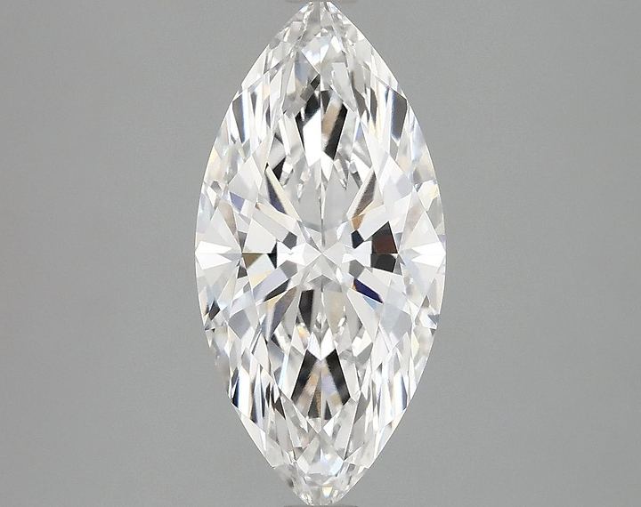 2.23 Carat Marquise Shaped Excellent Cut VVS2 IGI Certified Lab Grown Diamond