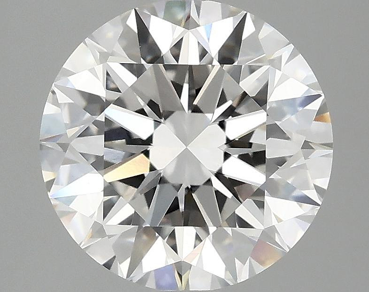 3.08 Carat Round Shaped Ideal Cut VVS2 IGI Certified Lab Grown Diamond