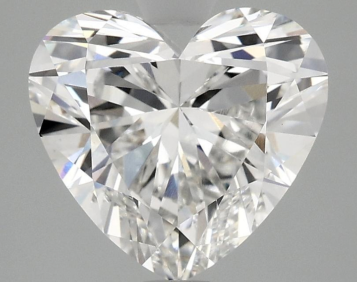 2.98 Carat Heart Shaped Ideal Cut VS1 IGI Certified Lab Grown Diamond