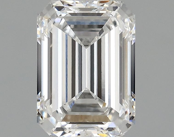 0.97 Carat Emerald Shaped Excellent Cut VVS2 IGI Certified Lab Grown Diamond