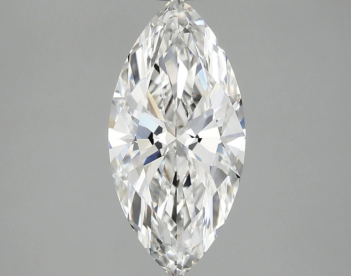 2.01 Carat Marquise Shaped Excellent Cut VVS2 IGI Certified Lab Grown Diamond