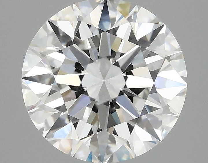 2.58 Carat Round Shaped Excellent Cut VVS2 IGI Certified Lab Grown Diamond