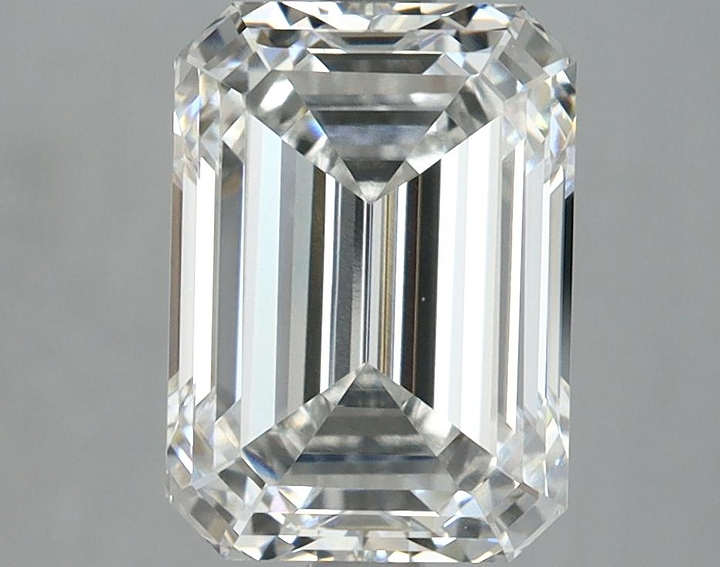 3.47 Carat Emerald Shaped Excellent Cut VVS2 IGI Certified Lab Grown Diamond