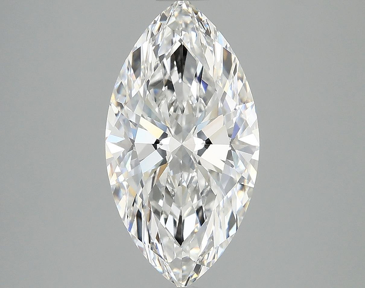 3.03 Carat Marquise Shaped Excellent Cut VVS2 IGI Certified Lab Grown Diamond