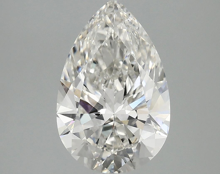 2.51 Carat Pear Shaped Ideal Cut VVS2 IGI Certified Lab Grown Diamond