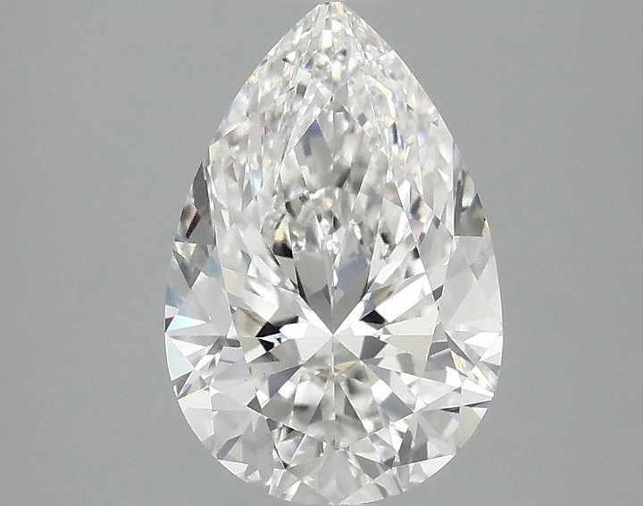 2.07 Carat Pear Shaped Excellent Cut VS1 IGI Certified Lab Grown Diamond