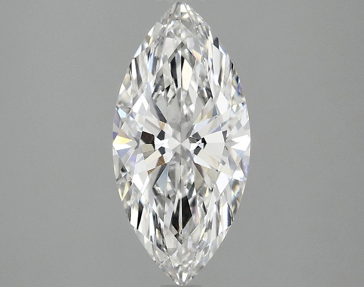 1.87 Carat Marquise Shaped Excellent Cut VVS2 IGI Certified Lab Grown Diamond
