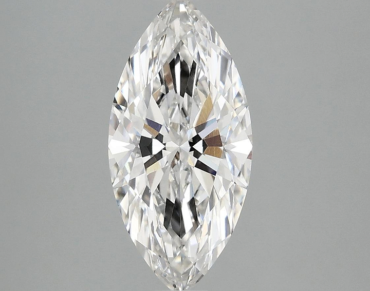 2.09 Carat Marquise Shaped Excellent Cut VVS2 IGI Certified Lab Grown Diamond