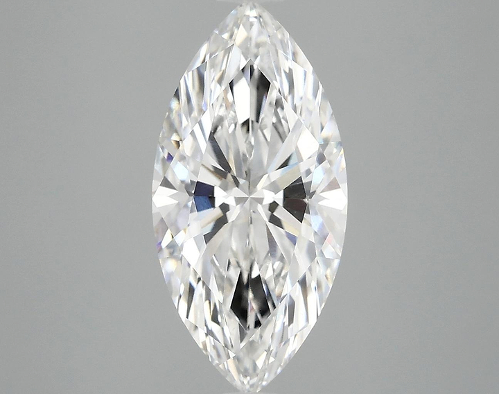 3.08 Carat Marquise Shaped Ideal Cut VVS2 IGI Certified Lab Grown Diamond