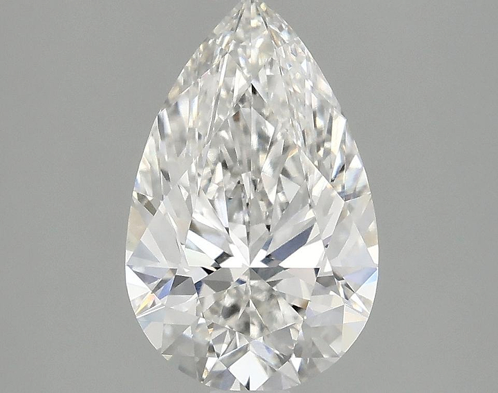 2.01 Carat Pear Shaped Ideal Cut VVS2 IGI Certified Lab Grown Diamond