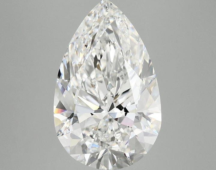 7.05 Carat Pear Shaped Ideal Cut VVS2 IGI Certified Lab Grown Diamond