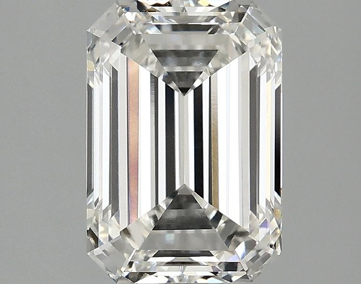 2.02 Carat Emerald Shaped Ideal Cut VVS2 IGI Certified Lab Grown Diamond