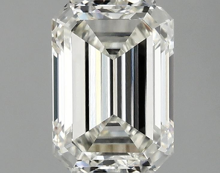 2.03 Carat Emerald Shaped Ideal Cut VVS1 IGI Certified Lab Grown Diamond