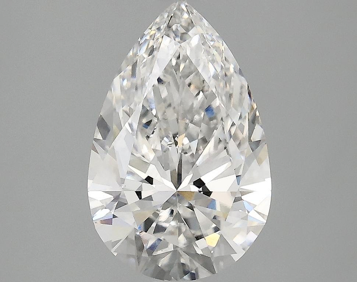 2.07 Carat Pear Shaped Ideal Cut VVS2 IGI Certified Lab Grown Diamond