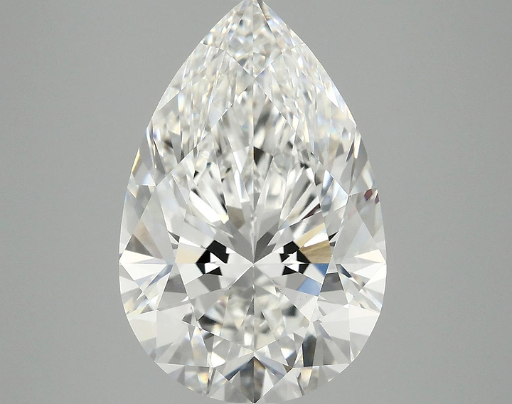 5.0 Carat Pear Shaped Excellent Cut VVS2 IGI Certified Lab Grown Diamond