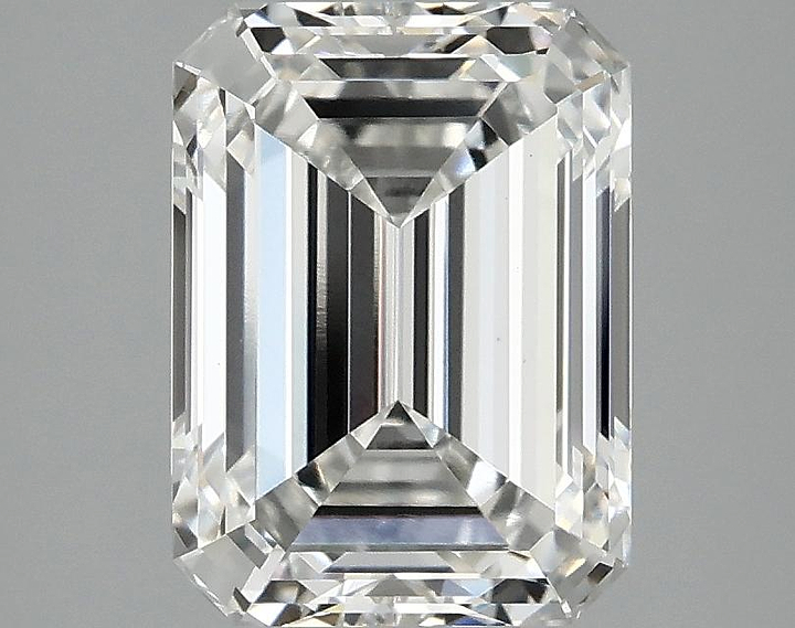 2.99 Carat Emerald Shaped Excellent Cut VVS2 IGI Certified Lab Grown Diamond