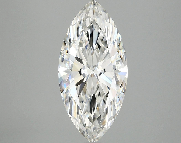 3.04 Carat Marquise Shaped Excellent Cut VVS2 IGI Certified Lab Grown Diamond