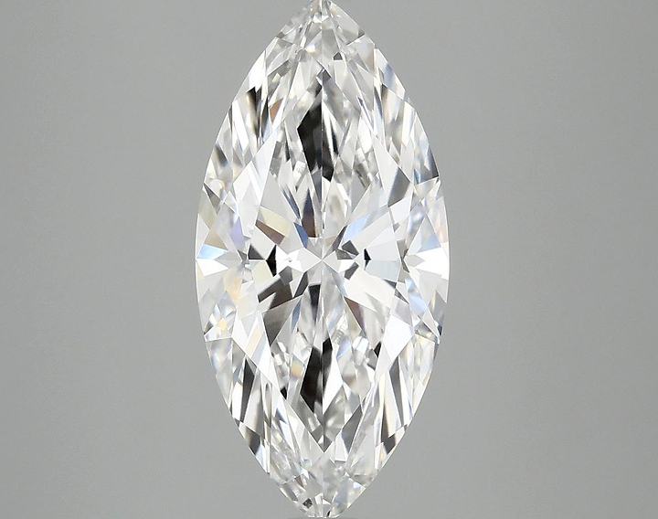 3.05 Carat Marquise Shaped Excellent Cut VVS2 IGI Certified Lab Grown Diamond