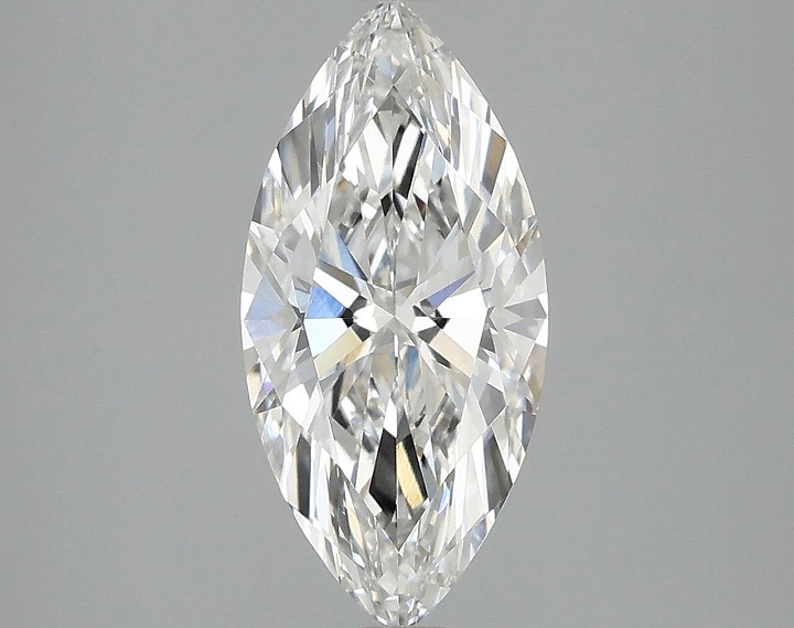 1.98 Carat Marquise Shaped Excellent Cut VVS1 IGI Certified Lab Grown Diamond