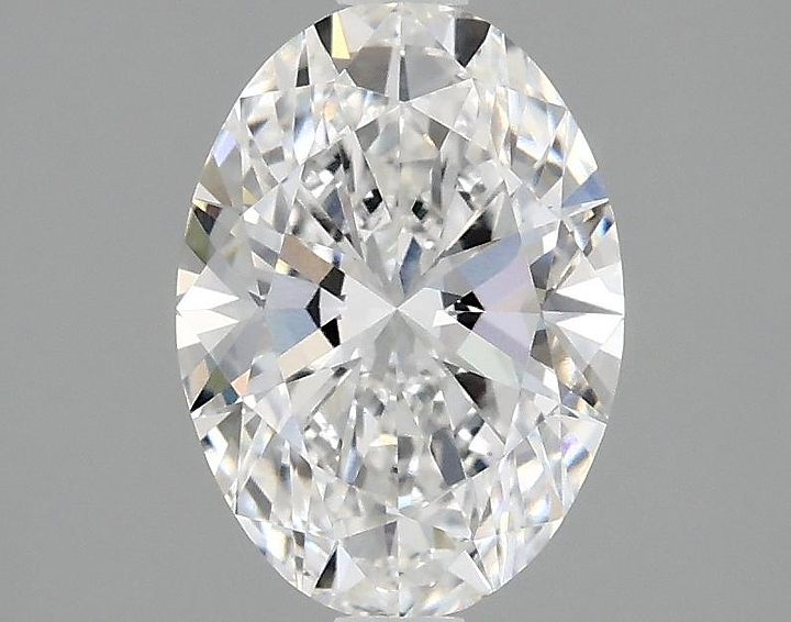 1.58 Carat Oval Shaped Ideal Cut VVS2 IGI Certified Lab Grown Diamond