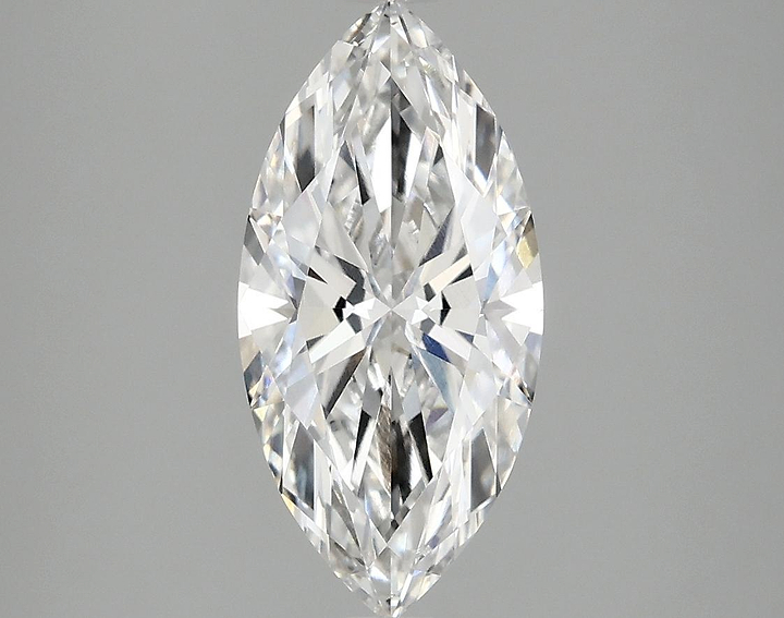 1.85 Carat Marquise Shaped Excellent Cut VVS2 IGI Certified Lab Grown Diamond