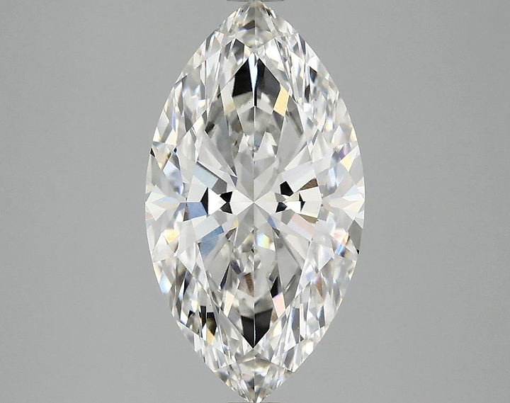 3.08 Carat Marquise Shaped Excellent Cut VVS2 IGI Certified Lab Grown Diamond