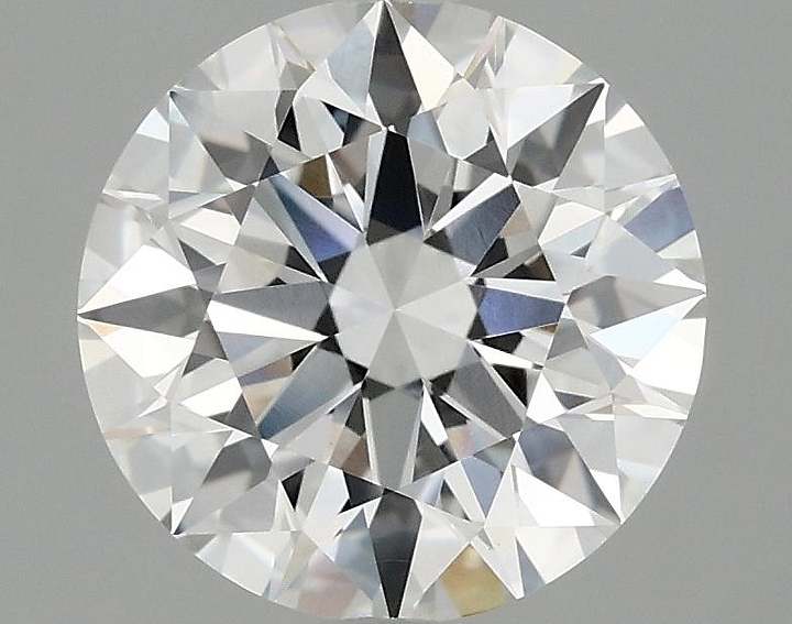 2.07 Carat Round Shaped Ideal Cut VVS2 IGI Certified Lab Grown Diamond