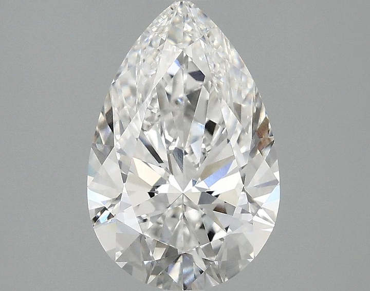 2.01 Carat Pear Shaped Excellent Cut VVS2 IGI Certified Lab Grown Diamond