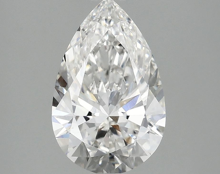1.89 Carat Pear Shaped Ideal Cut VVS2 IGI Certified Lab Grown Diamond
